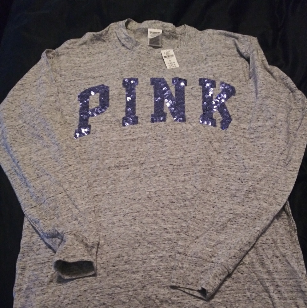 Oversize long sleeve victoria secret shirt